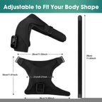Electric Heating Shoulder Massager Vibration Massage Shoulder Steamer Brace Support Belt Knee Shoulder Muscle Relaxer Heated Pad