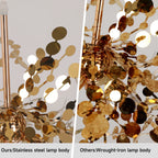 Led Firework Gold Chandelier Modern Pendant Light Ceiling Lamp Dining Room Kitchen Island Nordic Luminaire Home Decor Fixture
