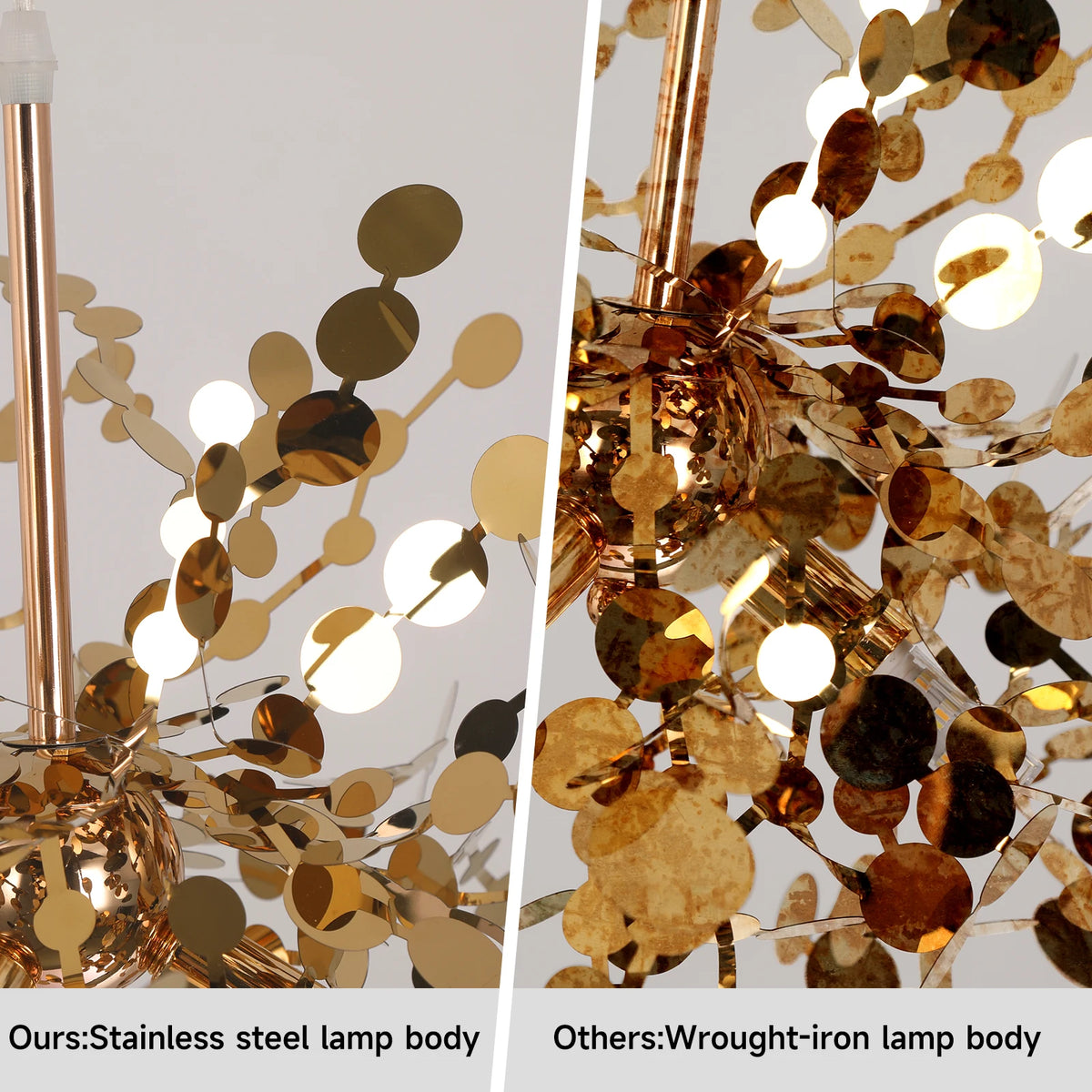 Led Firework Gold Chandelier Modern Pendant Light Ceiling Lamp Dining Room Kitchen Island Nordic Luminaire Home Decor Fixture