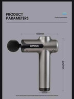 Lenovo Brand Fascia Gun Deeply Relieves Muscle Soreness Fitness and Relaxation Equipment LED Touch Screen 8Massage Head Gifts
