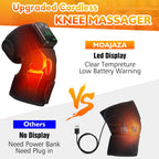 Thermal Knee Massager 3 in 1 Shoulder Knee Elbow Heating Massage Support Brace Rechargeable Vibration Pad Machine Muscle Relax
