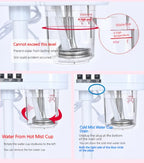 3 in 1 Facial Steamer Hot and Cold Steam with 8X LED Magnifying Lamp Ozone Nano Ionic Humidifier Vaporizer Aromatherapy Mist