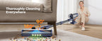 Laresar V11 NEW 650W 75000PA Ultra-Strong Cordless Vacuum Cleaner,90 Min Long Runtime,Removable Battery & Smart Display Vacuum