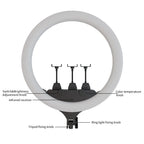 SH Upgrade 18inch Ring Light  Selfie LED Video Lamp With Tripod Stand Phone Clip For YouTube Live Light Photo Photography Studio