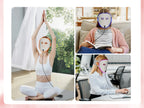 Red Light Therapy for Face Wireless Face Mask Light Therapy 850nm Infrared & Red Light Masks 3000mAh Rechargeable ,3D Facial Fit