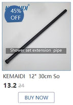 KEMAIDI Shower Panel Bathroom Shower Tower w/ LED Rainfall Waterfall Shower Head Body Massage Jet Shower Tub Spout Shower Column