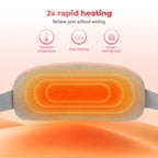 Electric Period Cramp Relief Massager Vibrating Heating Pad for Menstrual Pain Waist Stomach Abdominal Warm Palace Belt
