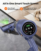 Laresar V11 NEW 650W 75000PA Ultra-Strong Cordless Vacuum Cleaner,90 Min Long Runtime,Removable Battery & Smart Display Vacuum