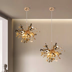 Led Firework Gold Chandelier Modern Pendant Light Ceiling Lamp Dining Room Kitchen Island Nordic Luminaire Home Decor Fixture