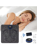 EMS Foot Massager Rechargeable Massage Pad Foot Relaxation Pad Electric Foot Massage Tools Promote Blood Circulation