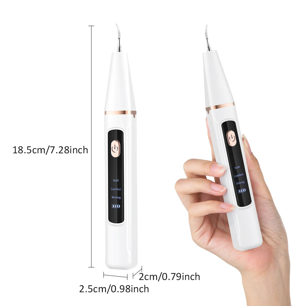 Electric Ultrasonic Teeth Tartar Cleaner Dental Scaler Tool for Oral Care Teeth Whitening Stain & Plaque Removal