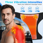 Electric Heating Shoulder Massager Vibration Massage Shoulder Steamer Brace Support Belt Knee Shoulder Muscle Relaxer Heated Pad
